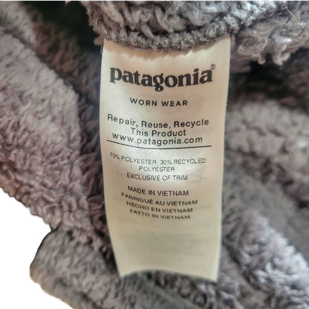 Patagonia // M's Los Gatos High Pile Pullover Fleece // XL // Salt Grey - Picture 8 of 8